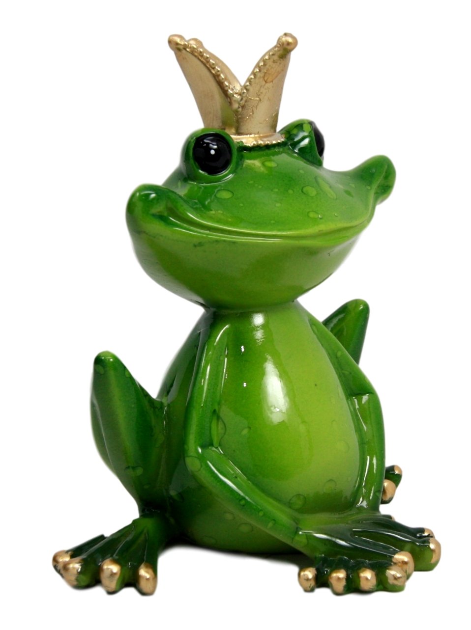 Ebros Gift Kiss A Frog Prince Charming with Crown Decorative Figurine 4.5" H - Ebros Gift