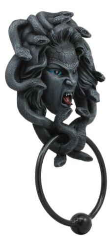 Severed Head Of Medusa Door Knocker Figurine Greek Goddess Gorgonic Sister