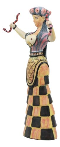 Oberon Zell Minoan Cretan Snake Goddess Of Sexuality And Regeneration Figurine