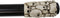 Ebros Gothic Skull with Royal Regalia Crown Decorative Prop Walking Swagger Cane