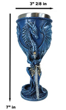 Ebros Ruth Thompson Dragon's Lair Sea Blade Drake 8oz Wine Goblet Chalice Cup