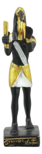 Egyptian God Of Technology Wisdom Thoth Dollhouse Miniature Statue Gods Of Egypt - Ebros Gift