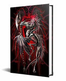 Dragon Fantasy LichBlade Skeleton Dragon Embossed Journal Diary Notebook