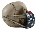 Ebros American Flag Star Spangled Banner Mask On Skull Decorative Figurine