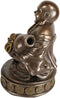 Ebros 4.5 Inch Lucky Chinese Buddha Incense Burner Statue Figurine - Ebros Gift