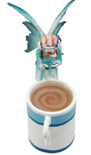 Ebros Amy Brown Teacup Creamy Hot Cocoa Fairy Figurine Whimsical Faerie Figure 6"H