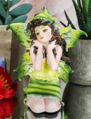 Ebros Gift Miniature Garden Tribal Snow Pea Fairy Collectible Figurine 3"H