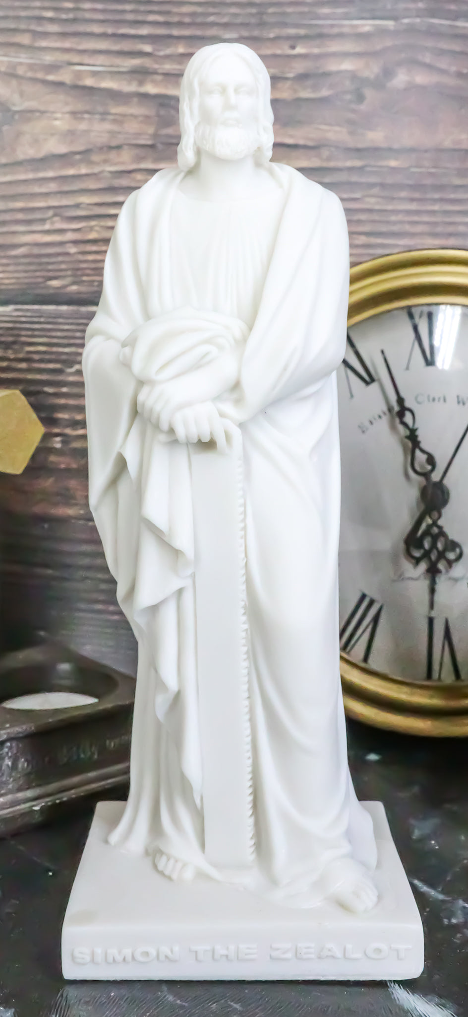 Thorvaldsen Copenhagen Museum Christ Hall Apostle Saint Simon The Zealot Statue - Ebros Gift