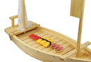 Ebros Japan Omakase Sashimi Sushi Serving Plate Boat Display (Large 35.25"Long)