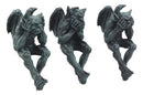 Ebros Winged Hear No Evil See No Evil Speak No Evil Gargoyle Shelf Sitters Figurine