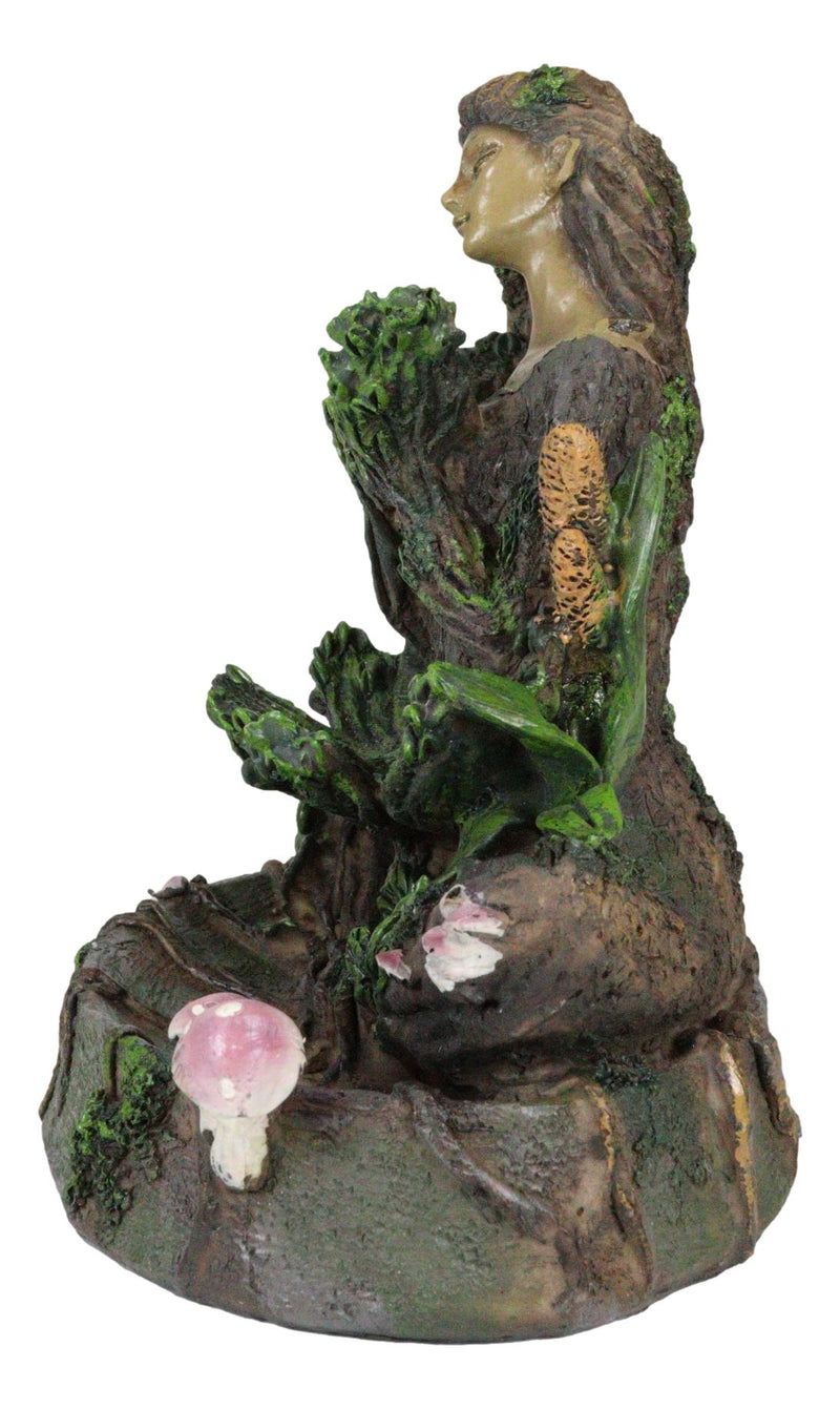 Tree Woman Gaia Dryad Ent Native Earth Goddess Backflow Incense Cone Burner