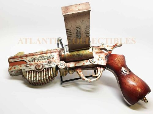 Ebros Zombie Survival Steampunk Case w/ Cartridge in Wooden Gun Case
