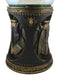 Egyptian Cleopatra Golden Column With Nefertiti Bastet LED Light Glass Ball