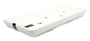 Ebros Japanese White Neta Zara Porcelain Sashimi Chef Serving Plate 2-PK For Sushi Box