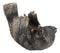 Bronzed Wise Wine Great Horned Owl Wine Holder 9.25"Long Home Decor