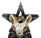 Occult Ouija Cat Skull With Triple Moon And Pentagram Backflow Incense Burner