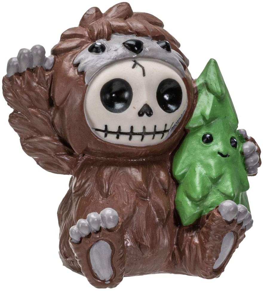 Ebros Furry Bones Bigfoot Sasquatch Skeleton Figurine Forest Creature Furrybones - Ebros Gift