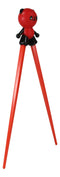 Valentine Red Giant Panda Reusable Training Chopsticks Set With Silicone Helper
