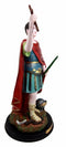 Saint Expedite Roman Centurion Christian Martyr Figurine Brass Plate Base 12"H