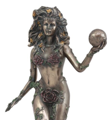 Greek Primordial Deity Gaia Holding Earth Statue Primal Mother Goddess Gaea Art