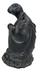 Feng Shui Zen Celestial Buddha Turtle Chanting Mantra Decorative Talisman Statue