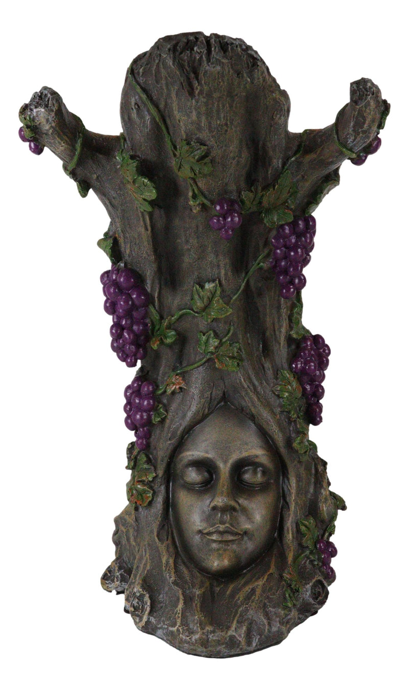 Celtic Forest Tree Ent Greenwoman Bacchus Wine Glasses and Bottle Holder Valet