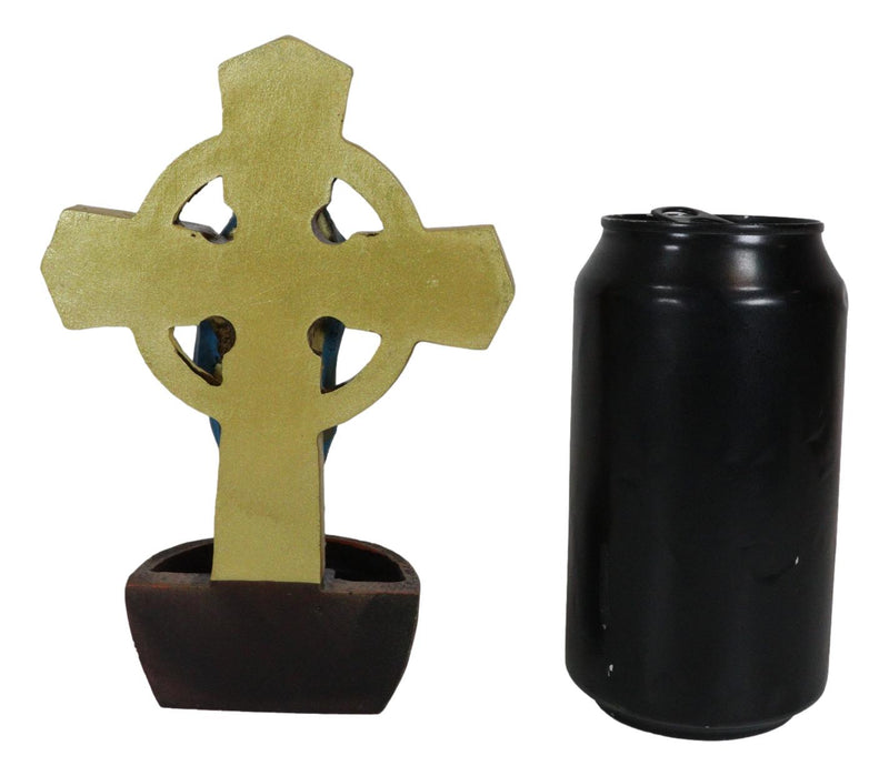 Madonna Our Lady Of Grace With Child Jesus Water Font Wall Decor Rosary Holder