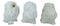 Ebros See Hear Speak No Evil Fat Baby White Owls Figurines Set of 3 Mini Decor