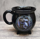 Wicca Sabbats Wheel of The Year Samhain Dragon Heat Color Changing Cauldron Mug