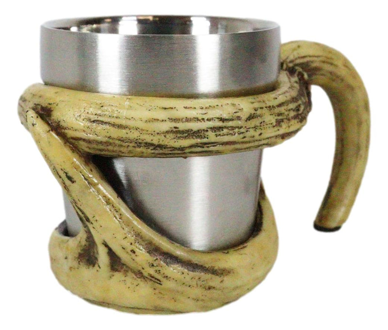 Rustic Western Forest Stag Buck Deer Antlers Artwork Standard Coffee Mug 8oz