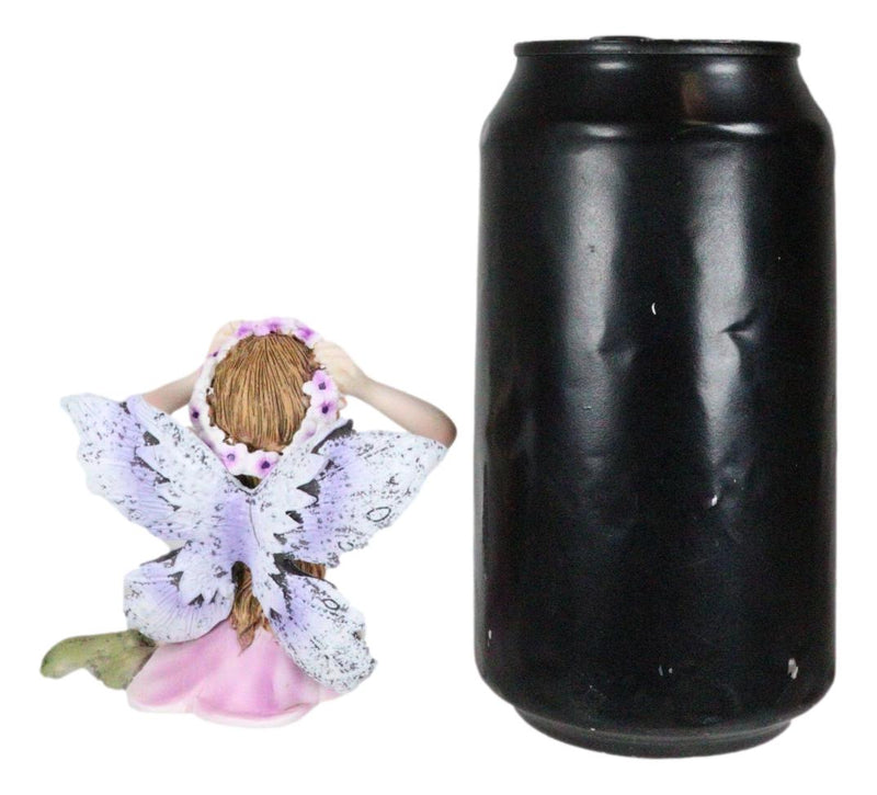 Fairy Garden Lavender Laurel Fairy Waking Up Figurine 3.25"H Miniature Faerie