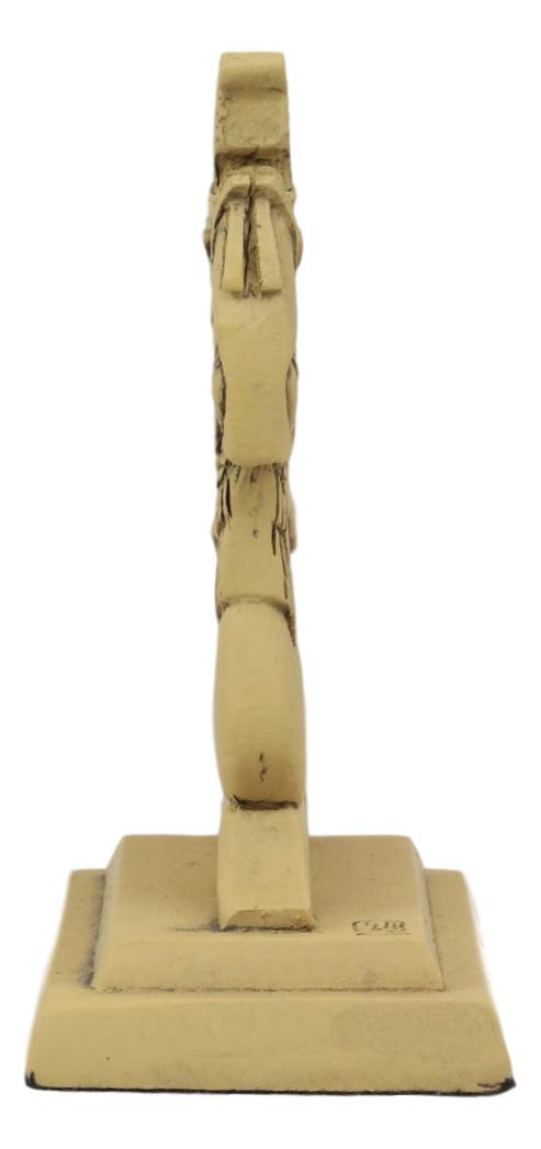 Ebros Ancient Egyptian Hieroglyphic Kneeling Winged Goddess Maat Mini Figurine 3.25"H