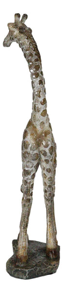 Ebros Large Mosaic Giraffe Statue 11" Tall Safari Savannah Standing Reticulated Giraffe Long Neck Animal Figurine Decor