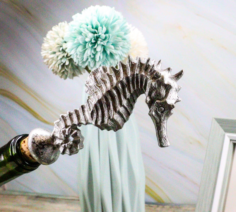 Ebros Nautical Ocean Marine Seahorse Kitchen Bar Wine Bottle Topper Stopper Cork