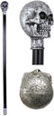 Ebros Gothic Celtic Astrology Skull Decorative Prop Walking Cane Accessory