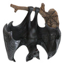 Gothic Winged Vampire Bat By Spider Web Hanging From Branch Wall Hanging Decor