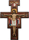 Saint Francis of Assisi Romanesque San Damiano Crucifix Wall Plaque Cross