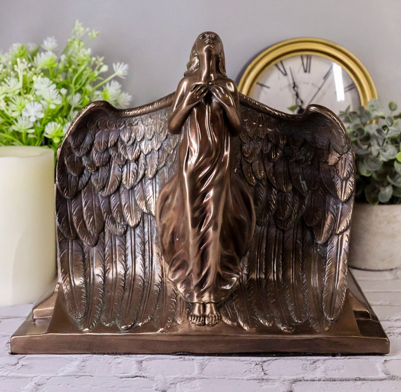 Cat Cremation Urn, Bronze Angel Urn for Ashes