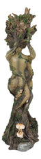 Dance Of Spring Greenman And Tree Woman Couple Gaia Dryad Ent Kissing Figurine