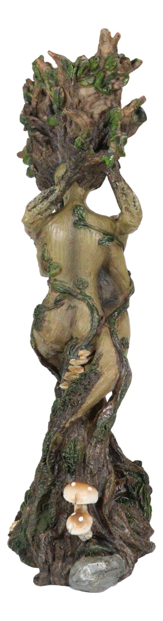 Dance Of Spring Greenman And Tree Woman Couple Gaia Dryad Ent Kissing Figurine