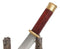 Rustic Quail Hen Bird Display With Decorative Shotgun Shell Knife Statue Set