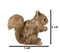 Ebros Standing Chipmunk Squirrel Resin Statue 6.25" Tall Faux Driftwood Finish