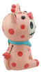 Furry Bones Kirin Pink Polkadot Giraffe Figurine 3"H Voodoo Skeleton Furrybones