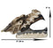 Skeleton Ossuary Bone Dragon Head Staple Remover 3.25"L Desktop Office Accessory