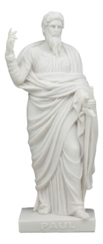 Bertel Thorvaldsen Copenhagen Museum Christ Hall Apostle Saint Paul Statue 8"H - Ebros Gift