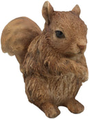 Ebros Standing Chipmunk Squirrel Resin Statue 6.25" Tall Faux Driftwood Finish