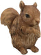 Ebros Standing Chipmunk Squirrel Resin Statue 6.25" Tall Faux Driftwood Finish