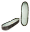 Pack Of 5 Ceramic Long Dinner Entree Wavy Oval Concave Platter Plate 13.25"L