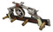 Western Cowboy Dual Revolver Guns With Western Star 4-Peg Coat Wall Hooks Decor