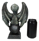 High Priest Great Old Ones Call of Cthulhu Sitting On Earth Globe Orb Figurine